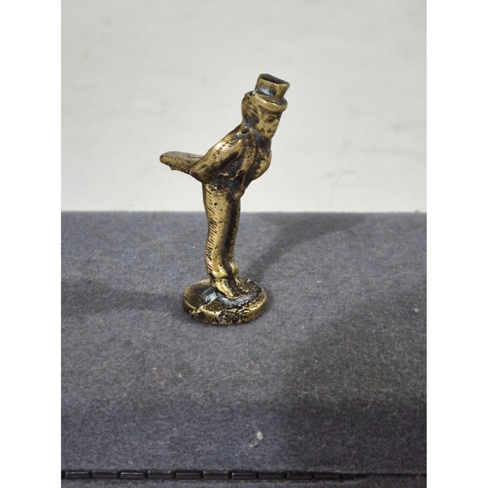 Antique Brass Pipe Tamper Mr. Perker The Lawyer" From Charles Dickens Novel